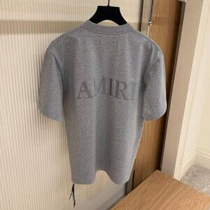 XLarge Amiri Oversized Tee Cotton Grey Nwt Short Sleeve